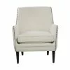 Grayson Lane 1 Modern Beige Polyester Blend Accent Chair