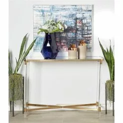Grayson Lane 32-in X 44-in Mirrored Modern Console Table -GRAYSON LANE SHOP 330858149 AlternateImage1