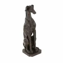 Grayson Lane Farmhouse Sculpture - Brown Poly Stone Dog - 31-in X 12-in -GRAYSON LANE SHOP 330858171 AlternateImage3