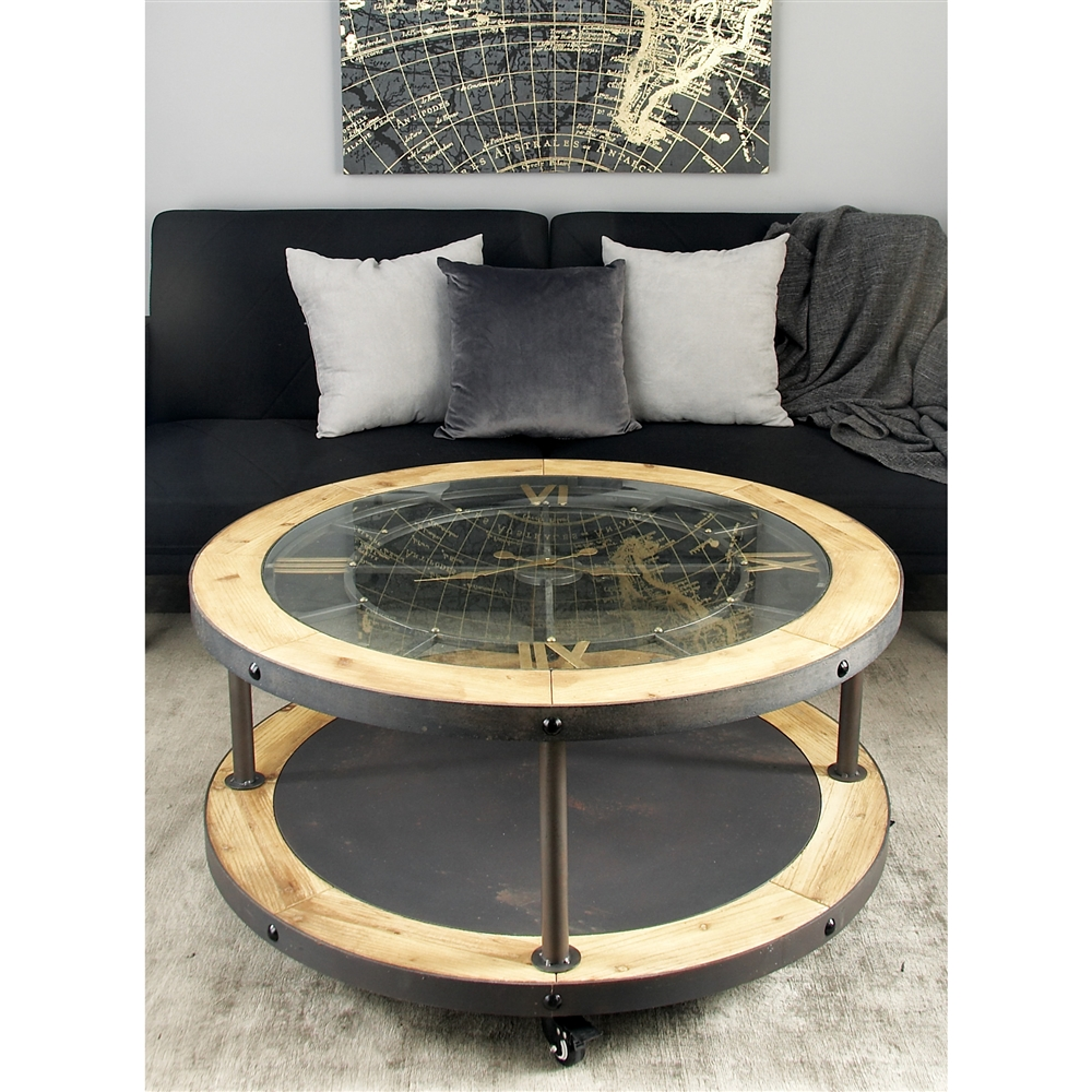 Grayson Lane Contemporary Glass Coffee Table 4 Grayson Lane Contemporary Glass Coffee Table - Image 4