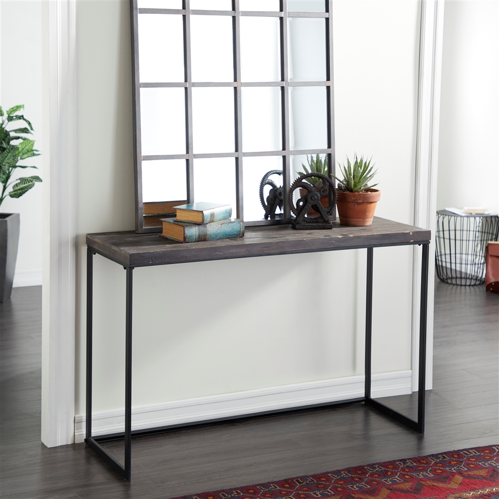 Grayson Lane 33-in X 52-in Wood Modern Console Table 3 Grayson Lane 33-in X 52-in Wood Modern Console Table - Image 3
