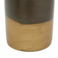 Grayson Lane Set Of 2 8-in , 9.25-in Contemporary Vase - Gold - Metal 8 Grayson Lane Set Of 2 8-in , 9.25-in Contemporary Vase - Gold - Metal -GRAYSON LANE SHOP 330858208 AlternateImage2