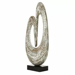 Grayson Lane Abstract Sculpture- Grey Mother Of Pearl - 29-in X 12-in -GRAYSON LANE SHOP 330858212 AlternateImage3