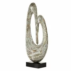 Grayson Lane Abstract Sculpture- Grey Mother Of Pearl - 29-in X 12-in -GRAYSON LANE SHOP 330858212 AlternateImage5