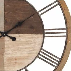 Grayson Lane Analog 36-in X 36-in Brown Round Wall Standard Clock 9 Grayson Lane Analog 36-in X 36-in Brown Round Wall Standard Clock -GRAYSON LANE SHOP 330858213 AlternateImage4