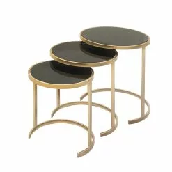 Grayson Lane 3-Piece Glass Accent Table Set