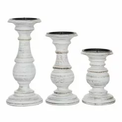 Grayson Lane 3-Candle Wood Pillar Holder (10-in, 8-in, 6-in) 13 Grayson Lane 3-Candle Wood Pillar Holder (10-in, 8-in, 6-in) -GRAYSON LANE SHOP 330858219 AlternateImage6