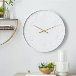 Grayson Lane Analog 24-in X 24-in White Round Wall Standard Clock 11 Grayson Lane Analog 24-in X 24-in White Round Wall Standard Clock -GRAYSON LANE SHOP 330858227 AlternateImage1