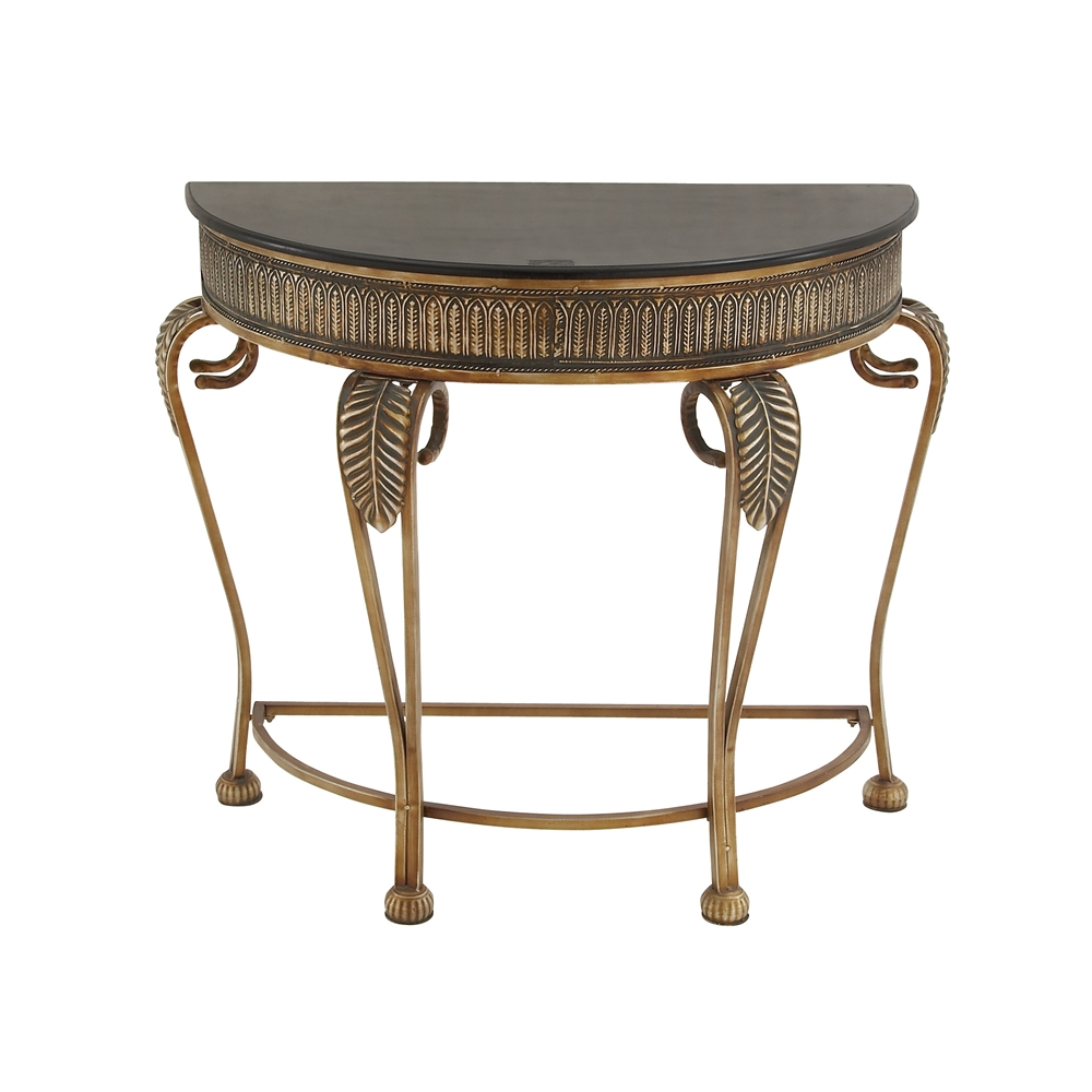 Grayson Lane 33-in X 41-in Metal Rustic Console Table 1 Grayson Lane 33-in X 41-in Metal Rustic Console Table