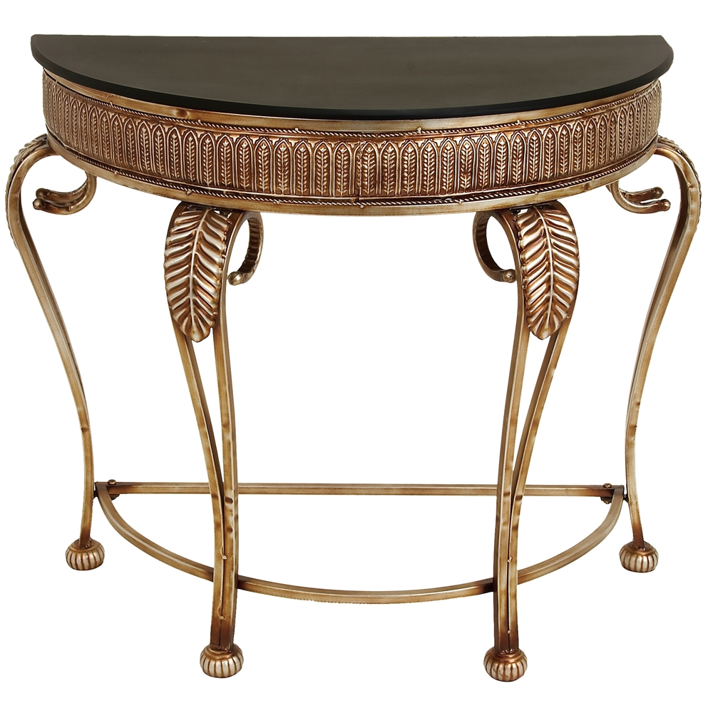Grayson Lane 33-in X 41-in Metal Rustic Console Table 5 Grayson Lane 33-in X 41-in Metal Rustic Console Table - Image 5