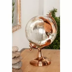 Grayson Lane Copper Glass Traditional Globe - 13-in X 8-in -GRAYSON LANE SHOP 330858247 AlternateImage1