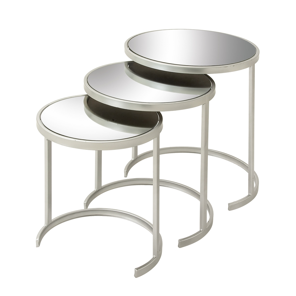 Grayson Lane 3-Piece Mirror Accent Table Set 2 Grayson Lane 3-Piece Mirror Accent Table Set - Image 2