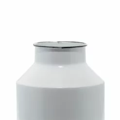 Grayson Lane Set Of 2 14-in , 11-in Farmhouse Decorative Jar - White - Metal -GRAYSON LANE SHOP 330858266 AlternateImage3