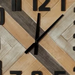 Grayson Lane Analog 27-in X 24-in Brown Square Wall Standard Clock 13 Grayson Lane Analog 27-in X 24-in Brown Square Wall Standard Clock -GRAYSON LANE SHOP 330858277 AlternateImage4