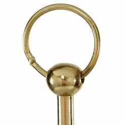 Grayson Lane Natural 3 Tier Tray Stand - Gold Stoneware And Aluminum - 22-in X 12-in