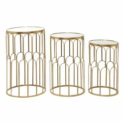 Grayson Lane 3-Piece Mirror/Accent Table Set