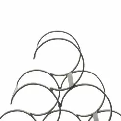 Grayson Lane 6-Bottle Black Metal Industrial Wine Holder Rack 11 Grayson Lane 6-Bottle Black Metal Industrial Wine Holder Rack -GRAYSON LANE SHOP 330858327 AlternateImage3