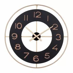 Grayson Lane Analog 27.5-in X 27.5-in Gold Round Wall Standard Clock -GRAYSON LANE SHOP 330858386 MainImage 001