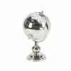 Grayson Lane Traditional Globe - Silver Glass - 14-in X 9-in