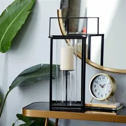 GRAYSON LANE SHOP 44 Grayson Lane 1-Candle Metal Pillar Holder - 20-in X 8-in