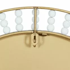 Grayson Lane Analog 24-in X 24-in White Round Contemporary Wall Standard Clock