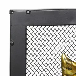 Grayson Lane Farmhouse Fireplace Screen - Green- Metal - 33-in X 39-in 15 Grayson Lane Farmhouse Fireplace Screen - Green- Metal - 33-in X 39-in -GRAYSON LANE SHOP 330858486 AlternateImage3