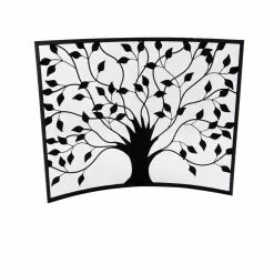 Grayson Lane Farmhouse Fireplace Screen - Green- Metal - 33-in X 39-in