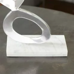 Grayson Lane Modern Sculpture - Silver Aluminum Nature - 30-in X 13-in -GRAYSON LANE SHOP 330858497 AlternateImage2