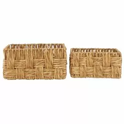 Grayson Lane Set Of 2 16-in , 13-in Natural Storage Basket - Brown Jute -GRAYSON LANE SHOP 330858500 AlternateImage7