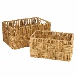 Grayson Lane Set Of 2 16-in , 13-in Natural Storage Basket - Brown Jute -GRAYSON LANE SHOP 330858500 MainImage 001
