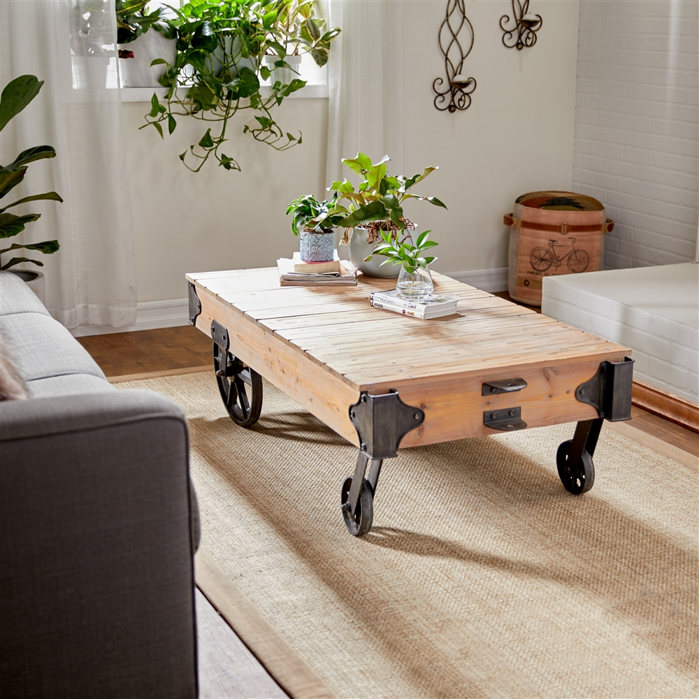 Grayson Lane Contemporary Wood Coffee Table 1 Grayson Lane Contemporary Wood Coffee Table