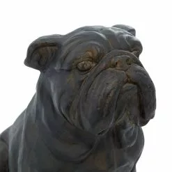 Grayson Lane Traditional Dog Sculpture - Brown Poly Stone - 11-in X 10-in -GRAYSON LANE SHOP 330858519 AlternateImage2