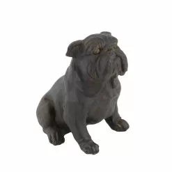 Grayson Lane Traditional Dog Sculpture - Brown Poly Stone - 11-in X 10-in -GRAYSON LANE SHOP 330858519 AlternateImage3