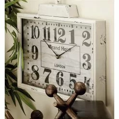 Grayson Lane Analog 15-in X 16-in White Rectangle Wall Standard Clock 10 Grayson Lane Analog 15-in X 16-in White Rectangle Wall Standard Clock -GRAYSON LANE SHOP 330858523 AlternateImage1