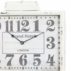Grayson Lane Analog 15-in X 16-in White Rectangle Wall Standard Clock 11 Grayson Lane Analog 15-in X 16-in White Rectangle Wall Standard Clock -GRAYSON LANE SHOP 330858523 AlternateImage3
