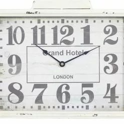 Grayson Lane Analog 15-in X 16-in White Rectangle Wall Standard Clock 12 Grayson Lane Analog 15-in X 16-in White Rectangle Wall Standard Clock -GRAYSON LANE SHOP 330858523 AlternateImage4