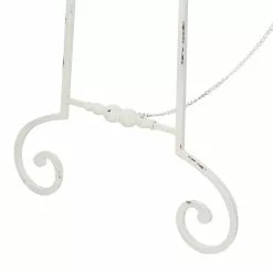 Grayson Lane Country Cottage Easel - White Metal - 61-in X 20-in 9 Grayson Lane Country Cottage Easel - White Metal - 61-in X 20-in -GRAYSON LANE SHOP 330858562 AlternateImage2
