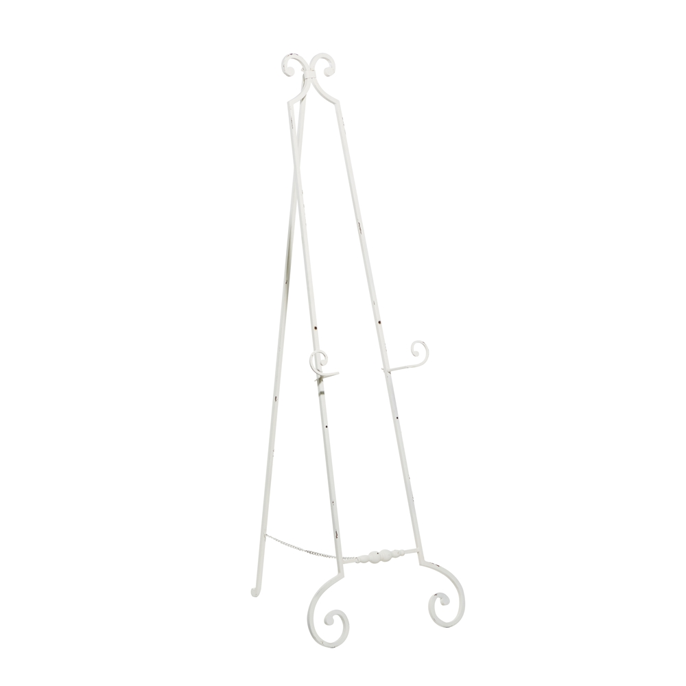 Grayson Lane Country Cottage Easel - White Metal - 61-in X 20-in 6 Grayson Lane Country Cottage Easel - White Metal - 61-in X 20-in - Image 6