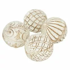 Grayson Lane Set Of 2 4-in X 4-in - White Country Orbs & Vase Filler - Ceramic 10 Grayson Lane Set Of 2 4-in X 4-in - White Country Orbs & Vase Filler - Ceramic -GRAYSON LANE SHOP 330858588 MainImage 001