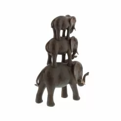 Grayson Lane Eclectic Sculpture - Brown Poly Stone Elephant - 14-in X 10-in -GRAYSON LANE SHOP 330858601 AlternateImage5