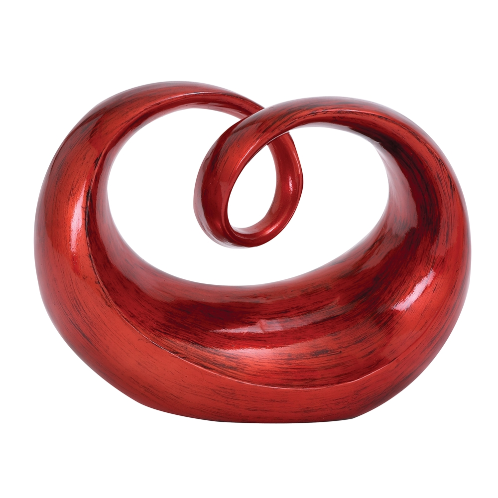 Grayson Lane Abstract Contemporary Sculpture - Red Poly Stone - 9-in X 12-in 5 Grayson Lane Abstract Contemporary Sculpture - Red Poly Stone - 9-in X 12-in - Image 5