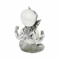 Grayson Lane Bohemian Sculpture - Silver Poly Stone Buddha - 16-in X 12-in -GRAYSON LANE SHOP 330858635 AlternateImage5