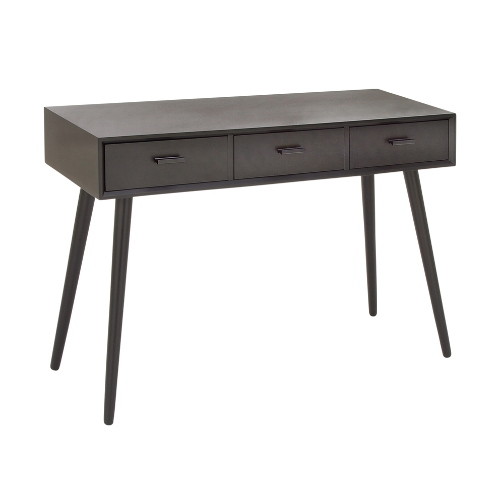 Grayson Lane 29-in X 42-in Wood Modern Console Table - Black 2 Grayson Lane 29-in X 42-in Wood Modern Console Table - Black - Image 2