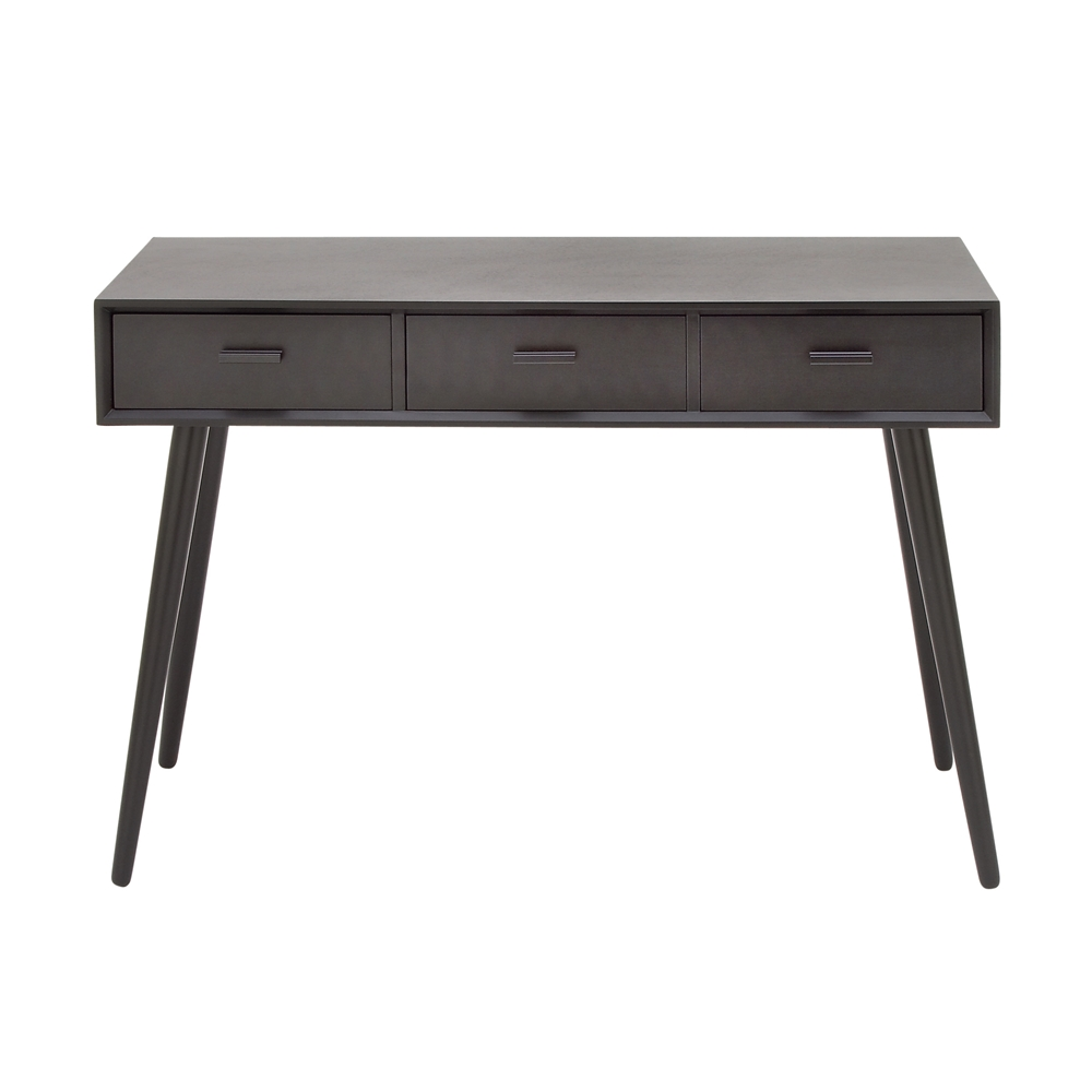 Grayson Lane 29-in X 42-in Wood Modern Console Table - Black 1 Grayson Lane 29-in X 42-in Wood Modern Console Table - Black
