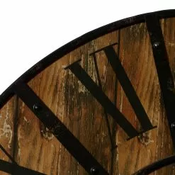 Grayson Lane Brown Analogue Round Wall Clock -GRAYSON LANE SHOP 330858664 AlternateImage3