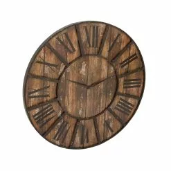 Grayson Lane Brown Analogue Round Wall Clock -GRAYSON LANE SHOP 330858664 MainImage 001