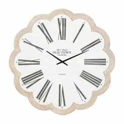 Grayson Lane White Analogue Round Wall Clock 11 Grayson Lane White Analogue Round Wall Clock -GRAYSON LANE SHOP 330858694 MainImage 001