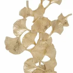 Grayson Lane 20-in X 10-in Contemporary Gingko Leaf Sculpture Gold Polyresin 11 Grayson Lane 20-in X 10-in Contemporary Gingko Leaf Sculpture Gold Polyresin -GRAYSON LANE SHOP 330858730 AlternateImage2