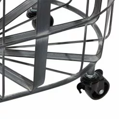 Grayson Lane Industrial Storage Basket Black Metal - Set Of 2 -GRAYSON LANE SHOP 330858736 AlternateImage4