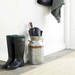 Grayson Lane 14-in X 10-in Farmhouse Decorative Can Grey Tin 9 Grayson Lane 14-in X 10-in Farmhouse Decorative Can Grey Tin -GRAYSON LANE SHOP 330858747 AlternateImage1